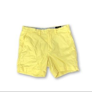 Yellow Polo Ralph Lauren cargo shorts